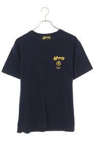 ゴローズ goro's　サイズ:M 新型 mitakuye oyasin プリントTシャツ(ネイビー×イエロー)【015042】【HJ08】【メンズ】【中古】bb214#rinkan*B