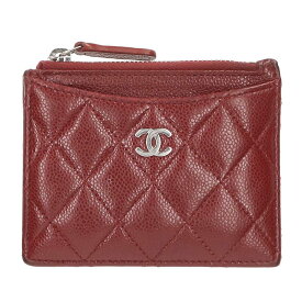 シャネル CHANEL　 マトラッセココマークコインケース(ボルドー)【325042】【BS99】【小物】【中古】bb78#rinkan*B