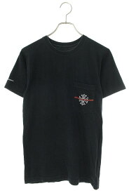 クロムハーツ Chrome Hearts　サイズ:S Guns N' Roses Skull Cross tee バックパッチワークデザインTシャツ(ブラック)【225042】【SJ02】【メンズ】【中古】bb415#rinkan*B