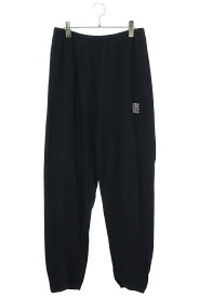 クロムハーツ Chrome Hearts　サイズ:M Y NOT SWEAT PANTS ロゴ刺繍スウェットロングパンツ(ブラック)【225042】【SJ02】【メンズ】【中古】bb415#rinkan*B