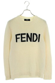 フェンディ FENDI　サイズ:50 FZZ387 ニット(ホワイト)【406042】【SS13】【メンズ】【中古】bb406#rinkan*B