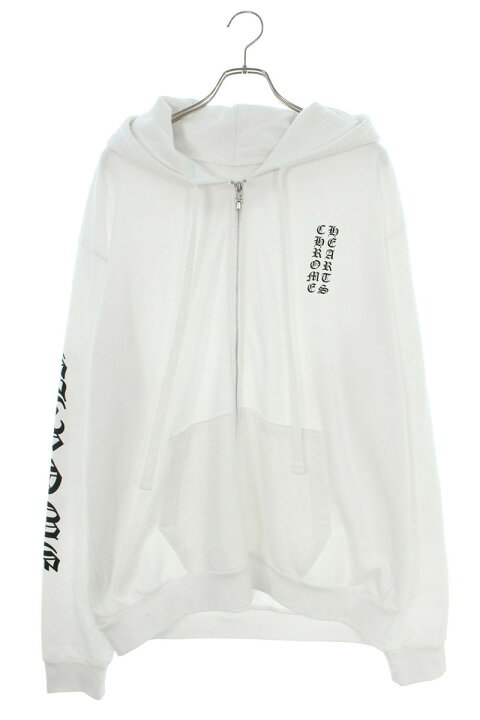 楽天市場】クロムハーツ Chrome Hearts サイズ:L SWTSHRT HD ZIP 袖  