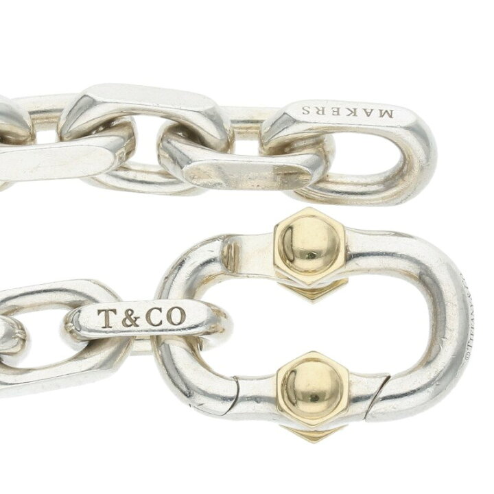 TIFFANY&Co(ティファニー) サイズ:M MAKERS メイカーズ K18コンビ  
