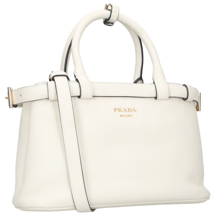 楽天市場】プラダ PRADA 1BA418 ダブルベルト付スモールソフトグレイン 
