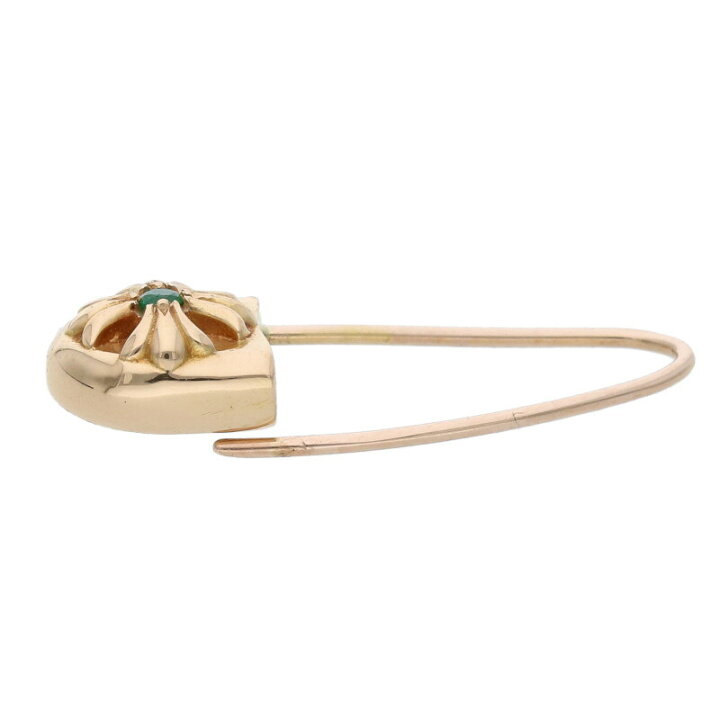楽天市場】クロムハーツ Chrome Hearts 22K SAFETY PIN E 1エメラルド  