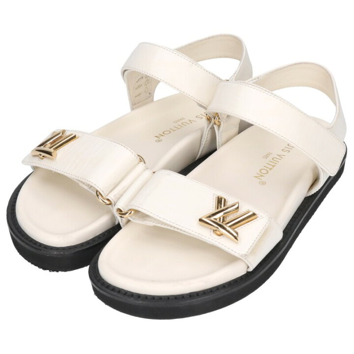 楽天市場】ルイヴィトン LOUISVUITTON サイズ:36 1ABW7M LVロゴ ベルト  
