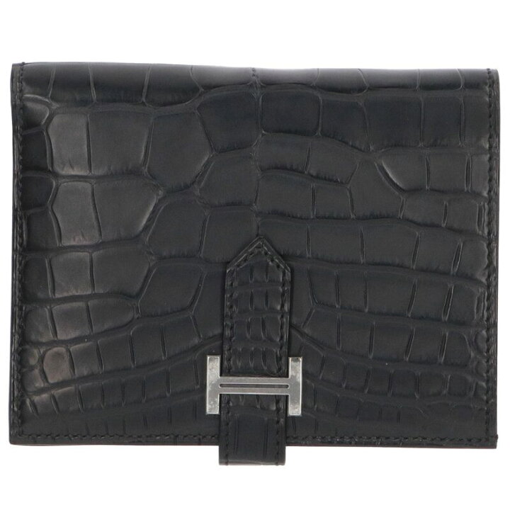 楽天市場】エルメス HERMES ベアンコンパクト W刻印 SV金具 