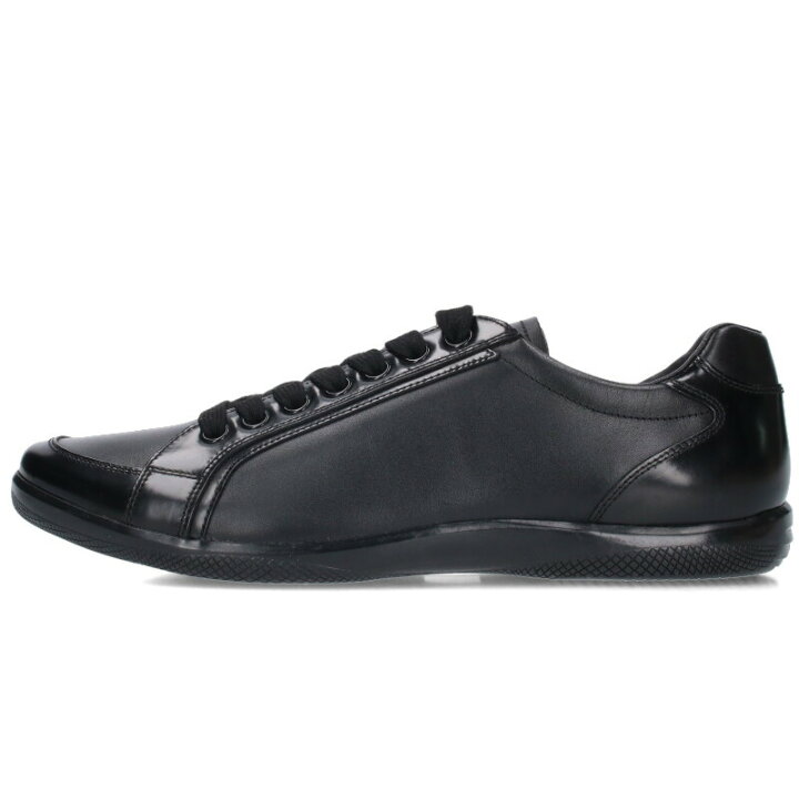 楽天市場】プラダ PRADA サイズ:10 DNC111 レザーローカットスニーカー 