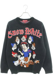 シュプリーム SUPREME　サイズ:M 24AW Snow White Sweater スノーホワイトニット(ブラック)【602052】【HJ12】【メンズ】【中古】bb187#rinkan*A