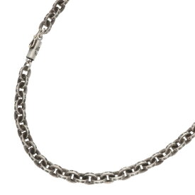 クロムハーツ Chrome Hearts　サイズ:24inch PAPER CHAIN 24 ペーパーチェーン24inch シルバーネックレス(シルバー 43.01g)【423052】【OS06】【小物】【中古】bb76#rinkan*B