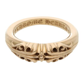 クロムハーツ Chrome Hearts　サイズ:7号 22K BABY CLSC 22KベイビークラシックK&T ゴールドリング(イエローゴールド 7.92g)【223052】【SJ02】【小物】【中古】bb17#rinkan*A