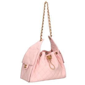 シャネル CHANEL　 シャネル25スモール キャビアスキンキルティングハンドバッグ(ピンク)【604052】【SS13】【小物】【中古】bb310#rinkan*B
