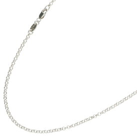 クロムハーツ Chrome Hearts　サイズ:24inch NECKCHAIN R24 ロールチェーン24inch シルバーネックレス(シルバー 6.47g)【126052】【SJ02】【小物】【中古】bb76#rinkan*B