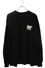 ネイバーフッド NEIGHBORHOOD　サイズ:L バックロゴプリント長袖カットソー(ブラック)【507052】【BS99】【メンズ】【中古】bb297#rinkan*B