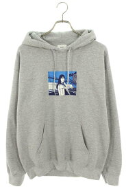 ソフ SOPH　サイズ:M KYNE TOKYO 2 HOODIE SOPH-200139 キネプリントパーカー(グレー)【607052】【BS99】【メンズ】【中古】bb297#rinkan*A