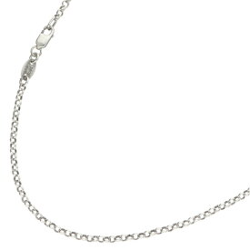 クロムハーツ Chrome Hearts　サイズ:24inch NECKCHAIN R24 ロールチェーン24inch シルバーネックレス(シルバー)【108052】【OM10】【小物】【中古】bb205#rinkan*B