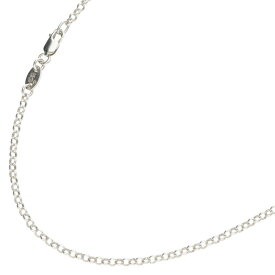 クロムハーツ Chrome Hearts　サイズ:24inch NECKCHAIN R24 ロールチェーン24inch シルバーネックレス(シルバー 6.24g)【408052】【FK04】【小物】【中古】bb205#rinkan*B