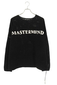マスターマインド mastermind　サイズ:M MW22S08-KN005-603 スカルロゴニット(ブラック)【708052】【BS99】【メンズ】【中古】bb33#rinkan*A