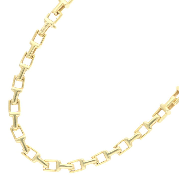 Tiffany&Co ティファニー Tナローチェーン 20inch K18YG AU750 