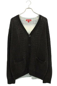 シュプリーム SUPREME　サイズ:M Jane's Addiction Cardigan ジェーンズアディクションウールカーディガン(ブラック)【109052】【BS99】【メンズ】【中古】bb212#rinkan*A