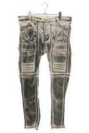 ダークシャドウ DRKSHDW　サイズ:S 20SS DU20S5363-SZ コーティングデニムパンツ(ブラック×オフホワイト)【100152】【BS99】【メンズ】【中古】bb380#rinkan*D