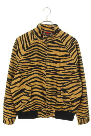 シュプリーム SUPREME　サイズ:S Harrington Jacket タイガー柄ジップアップブルゾン(イエロー調×ブラック)【511152】【BS55】【メンズ】【中古】bb459#rinkan*B
