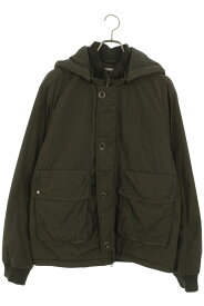 シーピーカンパニー C.P.COMPANY　サイズ:50 15CMOW020A 005904G GOGGLE JACKET CHROME-Rガーメントダイゴーグルジャケットブルゾン(カーキ)【100152】【BS99】【メンズ】【中古】bb51#rinkan*A