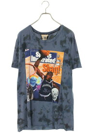 アルケミスト ALCHEMIST　サイズ:M 22SS AL-S22-0000-037 フォトプリントTシャツ(ブルー調)【919052】【BS99】【メンズ】【中古】bb87#rinkan*A
