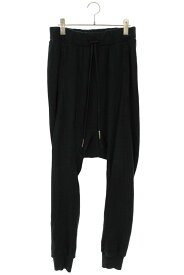 ボリスビジャンサベリ boris bidjan saberi　サイズ:M LONGJOHN2-F0603M ドローストリングサルエルロングパンツ(ブラック)【819052】【BS99】【メンズ】【中古】bb51#rinkan*B