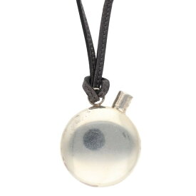 エルメス HERMES　 ウイスキーボトルネックレス(シルバー×ブラック 総重量30.88g)【101152】【BS99】【小物】【中古】bb459#rinkan*B