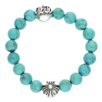 楽天市場】chrome hearts bead 1 ターコイズビーズリングの通販