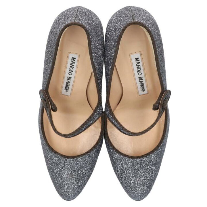 楽天市場】マノロブラニク MANOLO BLAHNIK サイズ:36 ラメグリッター 