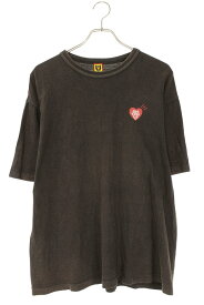ヒューマンメイド HUMAN MADE　×ガールズドントクライ Girls Dont Cry サイズ:XL ダブルネームロゴプリントTシャツ(ブラック調)【800152】【BS99】【メンズ】【中古】bb317#rinkan*C