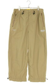 ディガウェル DIGAWEL　×ユニオン UNION サイズ:3 25AW TRACK PANT ナイロントラックロングパンツ(カーキ)【310152】【BS99】【メンズ】【中古】bb51#rinkan*A