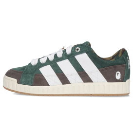 アディダス adidas　×アベイシングエイプ A BATHING APE サイズ:27.5cm IE6117 Lawsuit N BAPE 1st Camo ロースーツ N ベイプ 1st カモスニーカー(グリーン)【901152】【BS99】【メンズ】【小物】【中古】bb33#rinkan*S