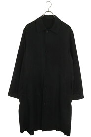 ジルサンダー JILSANDER　サイズ:44 JSM471131 バックロゴステンカラーコート(ブラック)【012152】【BS55】【メンズ】【中古】bb433#rinkan*A