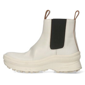 ジルサンダー JILSANDER　サイズ:38 サイドゴアビブラムソールブーツ(ホワイト)【101062】【BS99】【レディース】【小物】【中古】bb187#rinkan*B