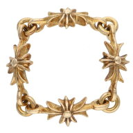 クロムハーツ Chrome Hearts　サイズ:15号 22K RING TNY E CH PLS タイニーECHプラス ゴールドリング(イ…