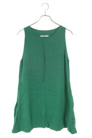 エムエムシックス MM6　サイズ:40 S32CT0759 S44819 ノースリーブワンピース(グリーン)【103062】【BS99】【レディース】【中古】bb421#rinkan*B