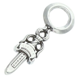 クロムハーツ Chrome Hearts　 STACK DAGGER ダガースタックチャーム シルバーネックレストップ(シルバー 0.93g)【413062】【SJ02】【小物】【中古】bb33#rinkan*B