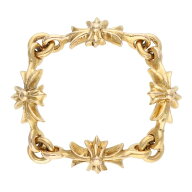 クロムハーツ Chrome Hearts　サイズ:13.5号 22K RING TNY E CH PLS タイニーECHプラス ゴールドリング(…
