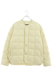 ジルサンダープラス JILSANDER+　サイズ:46 JPUT440494 ノーカラーダウンジャケット(オフホワイト)【723062】【BS99】【メンズ】【中古】bb170#rinkan*B