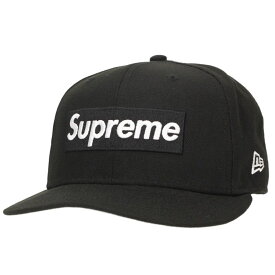 シュプリーム SUPREME　×ニューエラ New Era サイズ:7.375 MLB Teams Box Logo帽子(ブラック)【105062】【BS99】【小物】【中古】bb78#rinkan*B