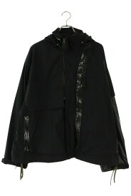 アクロニウム ACRONYM　サイズ:M 24AW J115K-E エンキャプスレイテッドナイロンインターロプスジャケット(ブラック)【214062】【BS99】【メンズ】【中古】bb428#rinkan*A