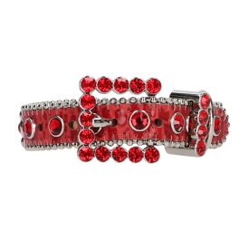 シュプリーム SUPREME　 B.B.Simon Studded Dog Collar スタッズドッグカラー(レッド)【424062】【BS99】【小物】【中古】bb380#rinkan*S