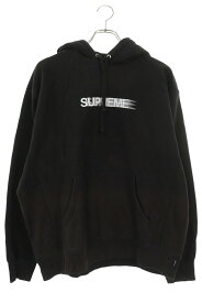 シュプリーム SUPREME　サイズ:M Motion Logo Hooded Sweatshirt モーションロゴフーデッドスウェットシャツパーカー(ブラック)【805062】【BS99】【メンズ】【中古】bb33#rinkan*C