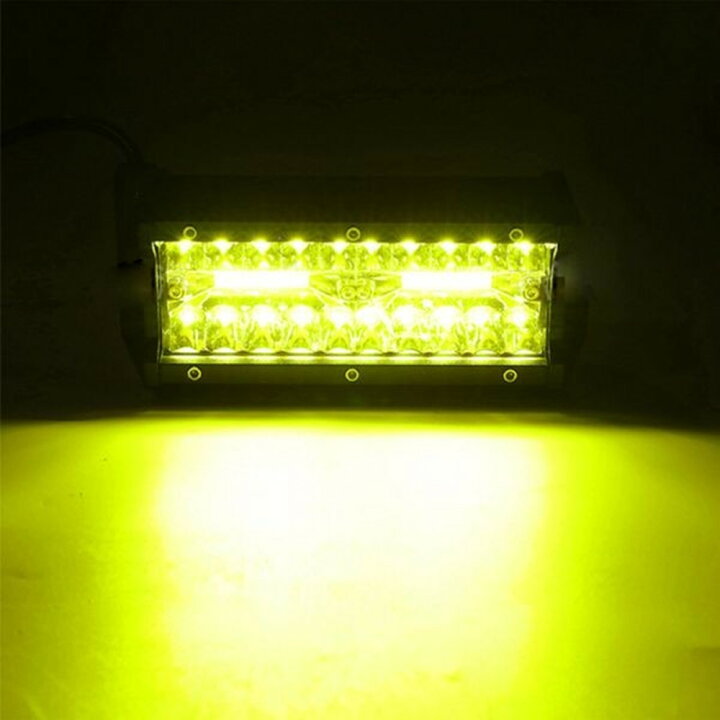 本日の目玉 2セット 12v 24v 兼用 18ｗ 黄色 イエロー LED フォグランプ CREE-LED ワークライト デッキライト 4WD  topdental.com.ar