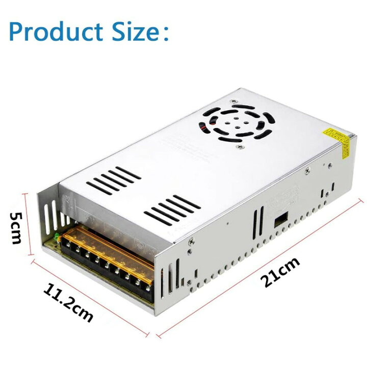直流安定化電源 AC110/220からDC24V 10A 15A 20Aスイッチ電源、電圧コンバータ、CCTV FCOB LEDスト