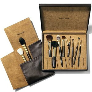 BOBBI BROWN�@Exclusive Luxe Brush Collection �{�r�C�u���E���@�u���b�V���@�R���N�V�����@���C�N�u���V�@�Z�b�g�@���� �@�v���[���g�@24�� 24k