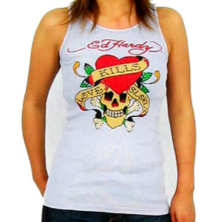 楽天市場】送料無料 レディース タンクトップ エドハーディー ED Hardy 